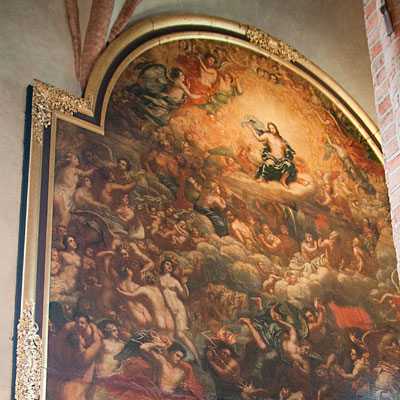 The last judgment - the largest painting of Sweden