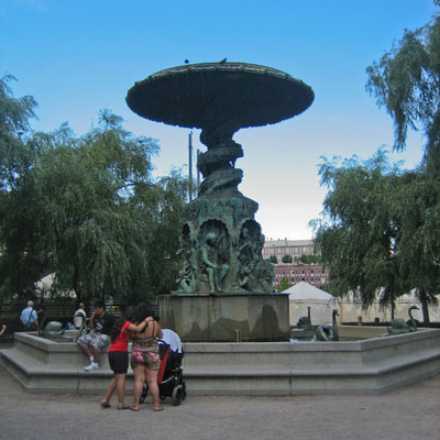 Molins fountain in Kungsträdgården